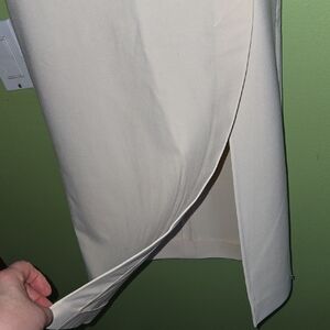 Elegant Long Cream Women's Skirt